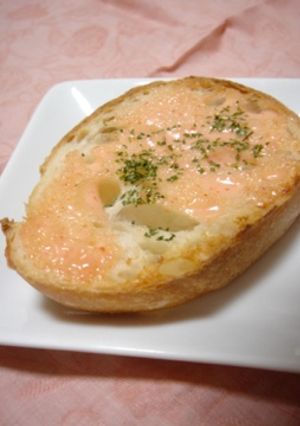明太子のバゲット-レシピのメイン写真
