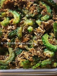 簡単&美味♪ゴーヤと鯖水煮缶の生姜炒め-レシピのメイン写真