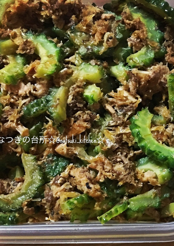 簡単&美味♪ゴーヤと鯖水煮缶の生姜炒め-レシピのメイン写真