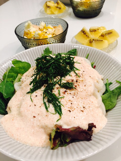 簡単あっさり♪♪明太豆腐クリームうどん-レシピのメイン写真