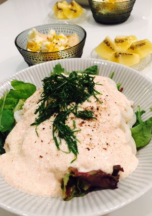 簡単あっさり♪♪明太豆腐クリームうどん-レシピのメイン写真