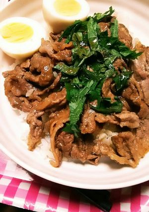 簡単。牛肉ご飯-レシピのメイン写真