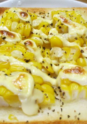 旬のとうもろこしでマヨコーントースト-レシピのメイン写真