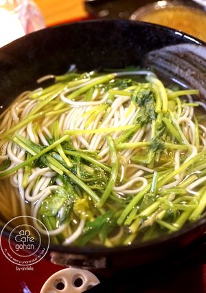 せりたっぷり！ホっとする♡あったかお蕎麦-レシピのメイン写真
