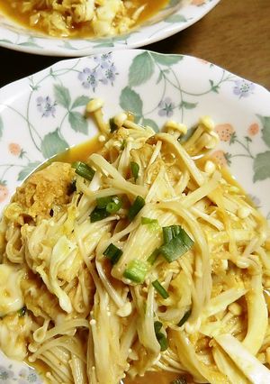 新黄金の味でえのきとキャベツのレンジ蒸-レシピのメイン写真