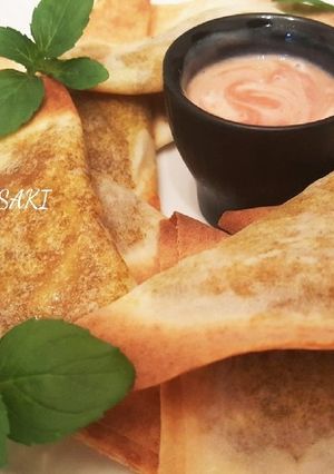 綺麗になれちゃう『キヌアカレーのサモサ』-レシピのメイン写真