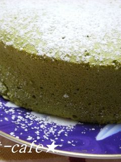 ふわふわ抹茶チーズケーキ-レシピのメイン写真