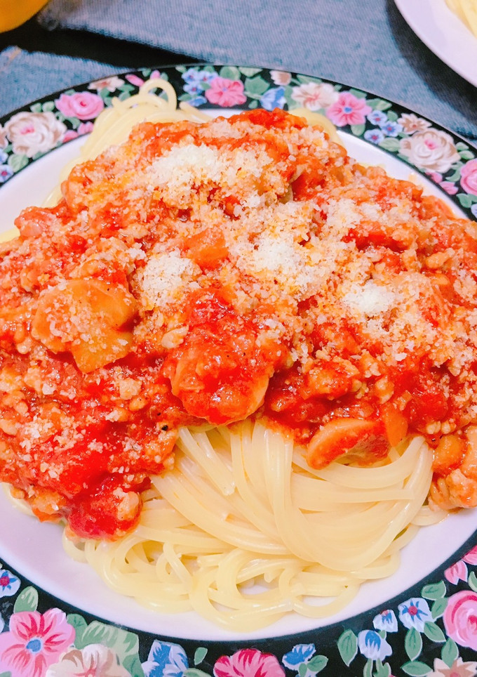 絶品！トマト缶で簡単ミートソース-レシピのメイン写真