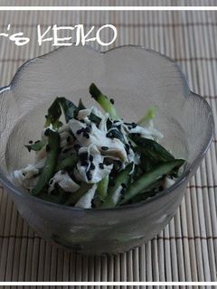 きゅうりとささみの酢の物-レシピのメイン写真