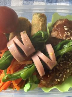 お弁当☆ピーマンと魚肉ソーセージ-レシピのメイン写真