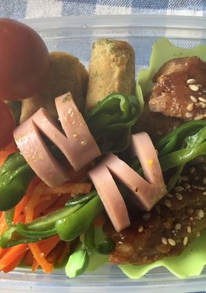 お弁当☆ピーマンと魚肉ソーセージ-レシピのメイン写真
