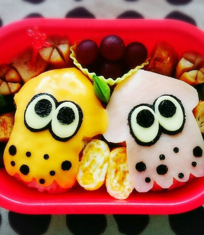 スプラトゥーン・イカのキャラ弁♪-レシピのメイン写真