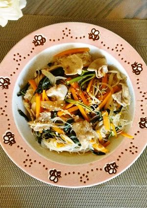 焼きビーフン☆空芯菜入り-レシピのメイン写真