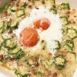 納豆とオクラと長芋となめ茸のサラダ!
