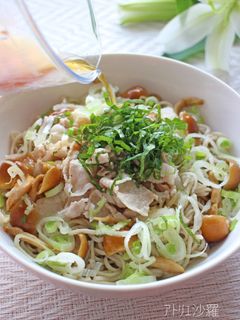 簡単♪栄養満点✿ぶっかけ蕎麦✿-レシピのメイン写真