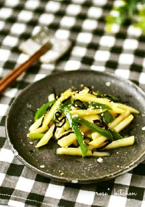 じゃがいも＊ピーマンの塩昆布炒め-レシピのメイン写真