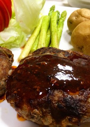 子供たちの大好物、定番のハンバーグ-レシピのメイン写真
