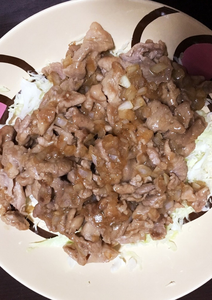 豚こまの玉ねぎソース炒め-レシピのメイン写真