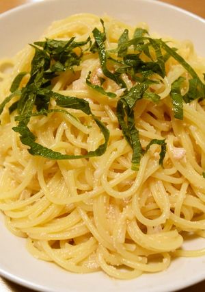 タラコと大葉のスパゲティー-レシピのメイン写真