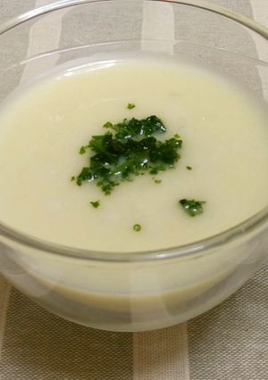 美肌効果☆はと麦じゃがいものビシソワーズ-レシピのメイン写真
