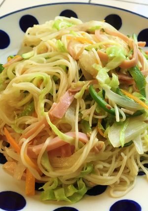 秋田しょっつる味のそうめんチャンプルー-レシピのメイン写真