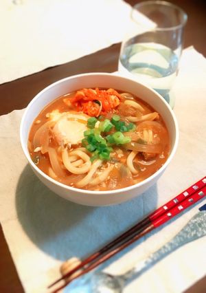 余った味噌汁救済!味噌うどん-レシピのメイン写真