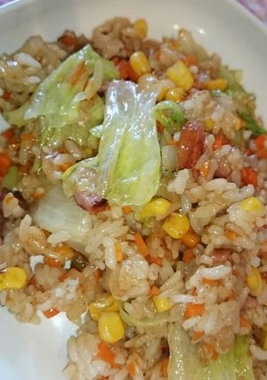 シャキシャキレタスチャーハン☆-レシピのメイン写真