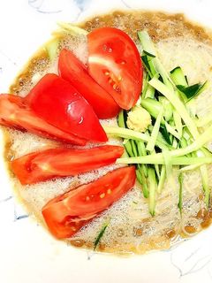 暑い夏に食欲増進!簡単アレンジそうめん-レシピのメイン写真