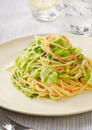 キャベツと明太子のスパゲッティ-レシピのメイン写真