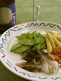 つる豆の昆布締め 季節のお刺身添え-レシピのメイン写真