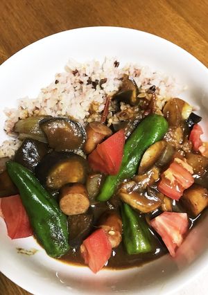 即席、夏野菜カレー♬-レシピのメイン写真