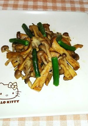 きのこで副菜♡カレーチーズソテー-レシピのメイン写真