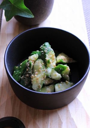 やみつきキュウリのゴマ和え-レシピのメイン写真