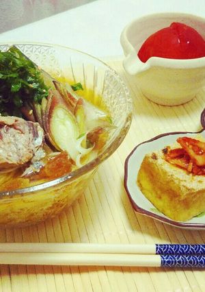 見た目も涼やか冷しそう麺にめんつゆ氷-レシピのメイン写真