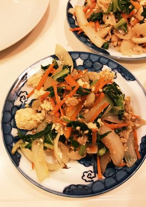 簡単おかず☆ケールでチャンプルー-レシピのメイン写真