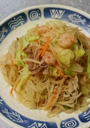 好きな具材で☆簡単焼きビーフン-レシピのメイン写真