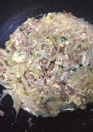 もやしの塩そぼろあんかけ-レシピのメイン写真
