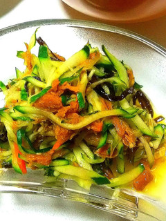 お手軽夏野菜の夕食☆きゅうり和え-レシピのメイン写真
