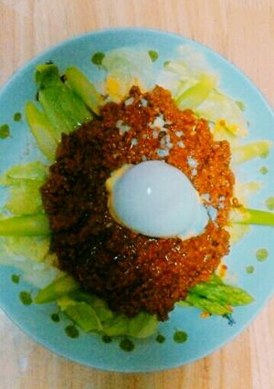 レンジで簡単‼キーマカレー☆タコライス風-レシピのメイン写真