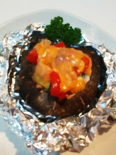 王さましいたけのホイルチーズ焼き-レシピのメイン写真