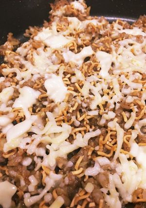 ホットプレートで 焼きカレー もんじゃ風-レシピのメイン写真