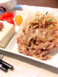 お手頃!豚こまの生姜焼き-レシピのメイン写真