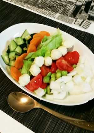 ある野菜でコブサラダ風-レシピのメイン写真