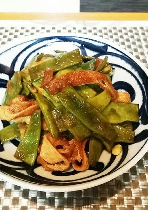 モロッコいんげんの煮物　-レシピのメイン写真