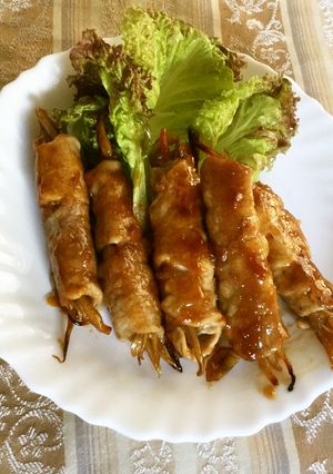 キンピラの肉巻き-レシピのメイン写真