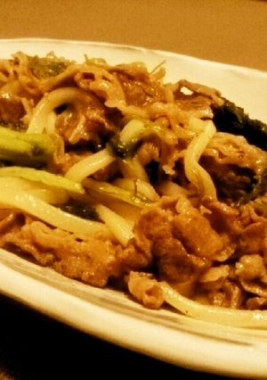 ◆簡単&美味♡スタミナ牛肉焼きうどん◆-レシピのメイン写真