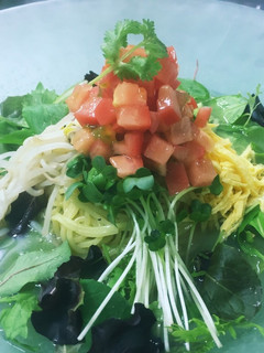 トマト冷麺(蕃茄冷麺)-レシピのメイン写真
