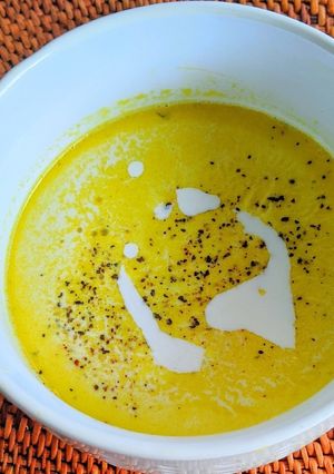ミキサーいらず✿かぼちゃの煮物スープ-レシピのメイン写真