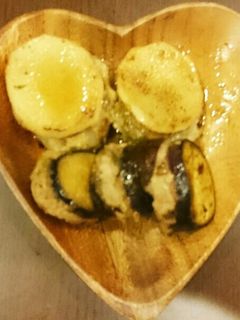 なすと長芋のはさみ焼き~梅・しそ風味-レシピのメイン写真