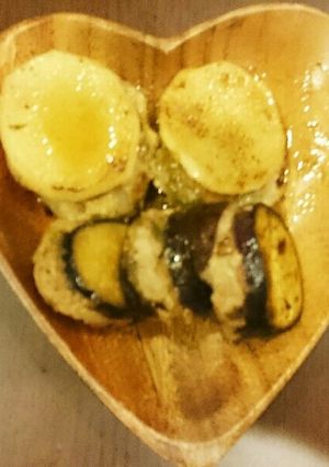 なすと長芋のはさみ焼き~梅・しそ風味-レシピのメイン写真